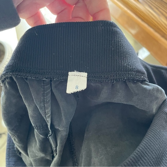Lululemon Tencel Jogger Pant 25” Washed Black Pull On Size 8 - Picture 9 of 10